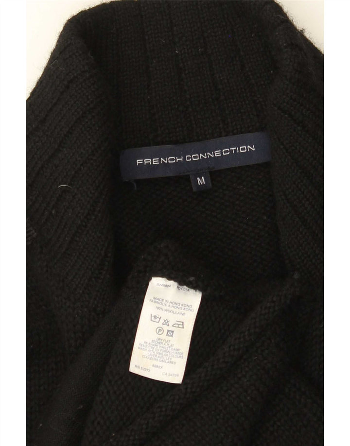 French Connection Cardigan Pull Homme Noir Moyen Laine