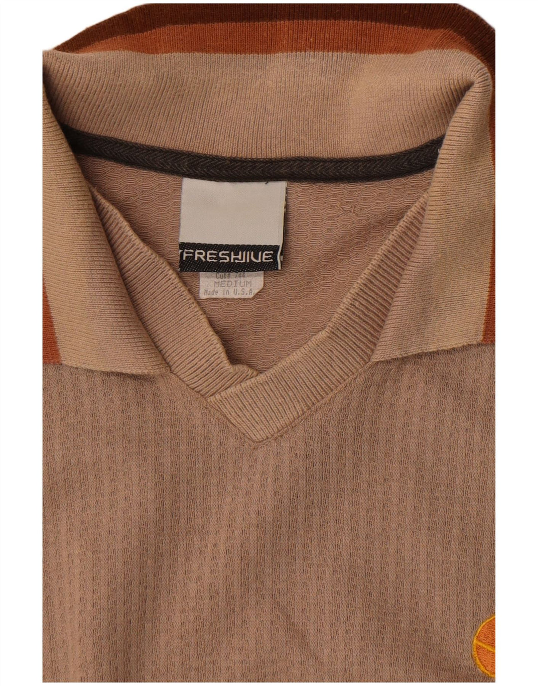 Polo Homme Vintage Coton Rayé Multicolore Moyen