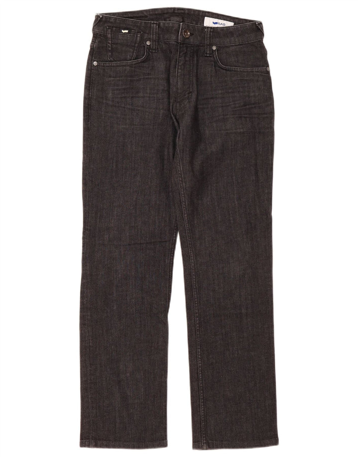 Gas Jean droit femme W30 L30 gris coton