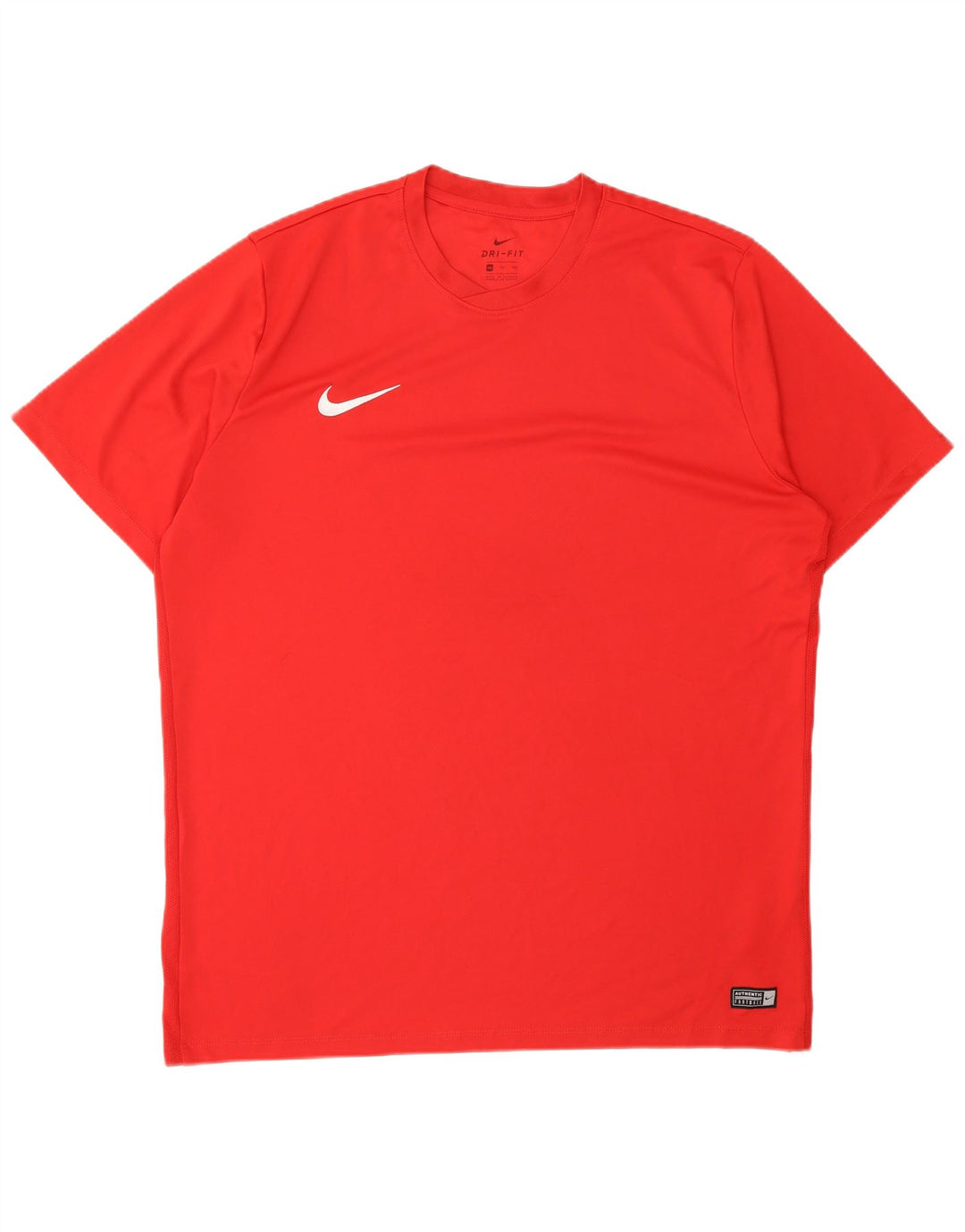 NIKE Hommes Dri Fit T-Shirt Haut 2XL Rouge Polyester