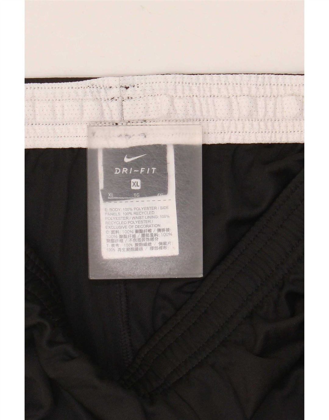 Nike Short de sport Dri Fit XL pour homme en polyester color block noir
