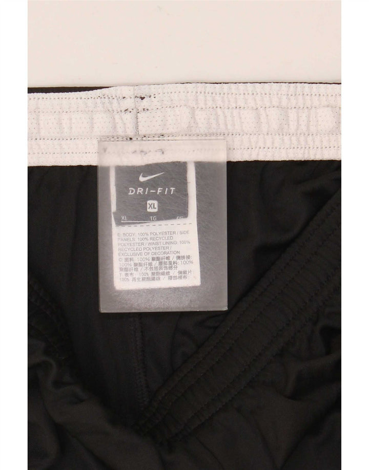Nike Short de sport Dri Fit XL pour homme en polyester color block noir