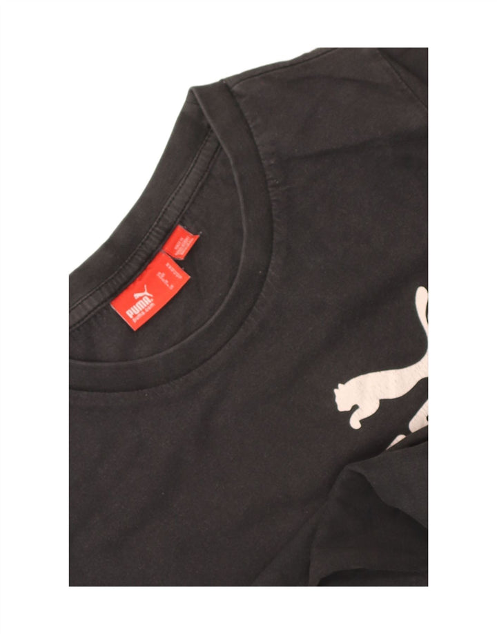 Puma T-Shirt Graphique Garçon 11-12 ans Noir