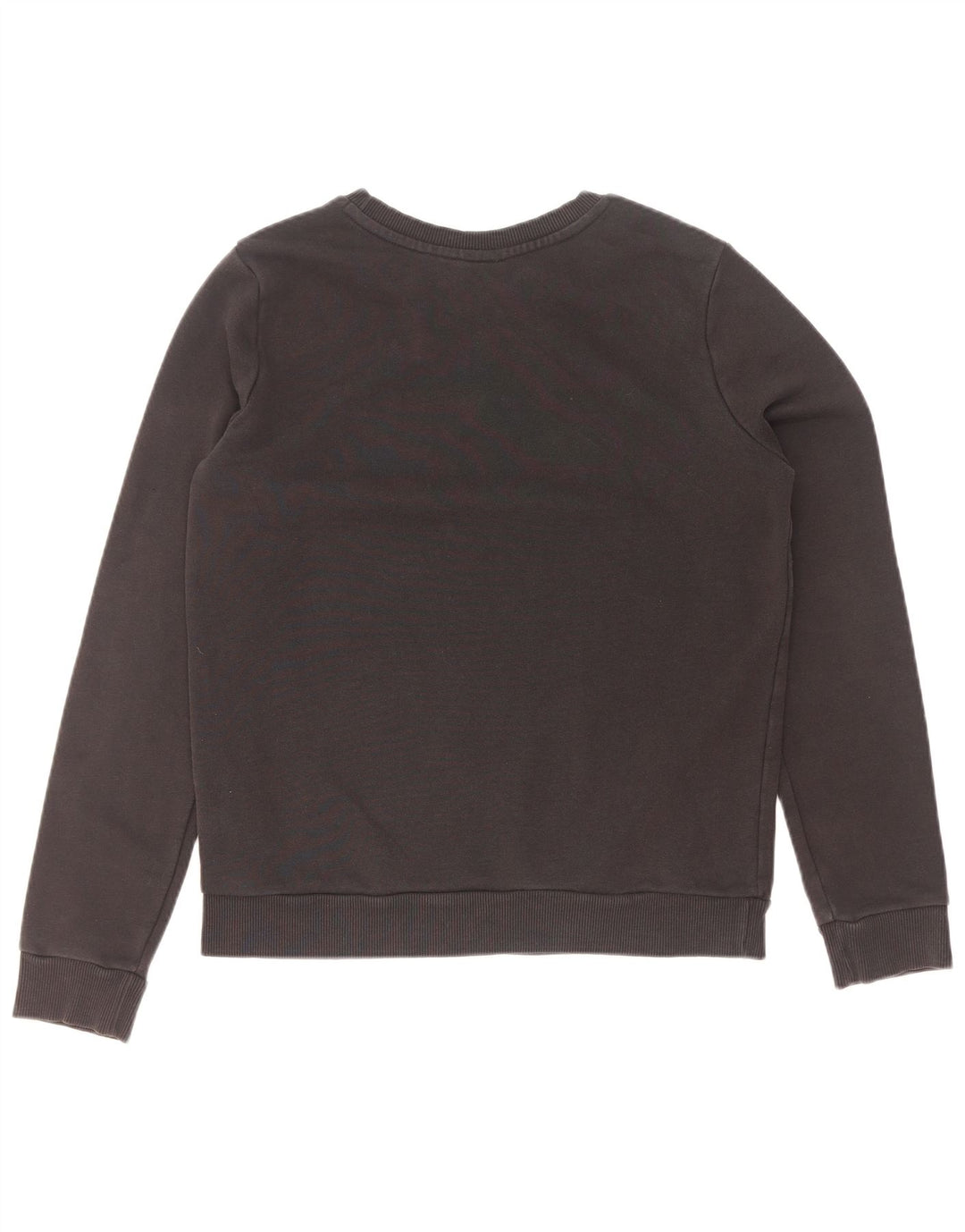 Adidas Sweat-shirt graphique pour femme UK 12 en coton noir moyen