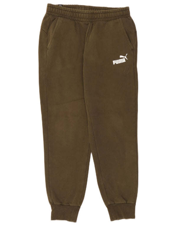 Puma Pantalon de Survêtement Joggers Homme Kaki Moyen Coton