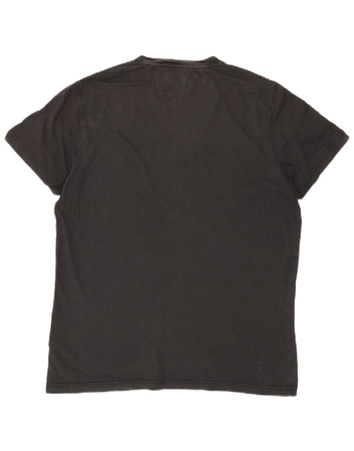 Tommy Hilfiger T-Shirt Homme Top XL Noir Coton