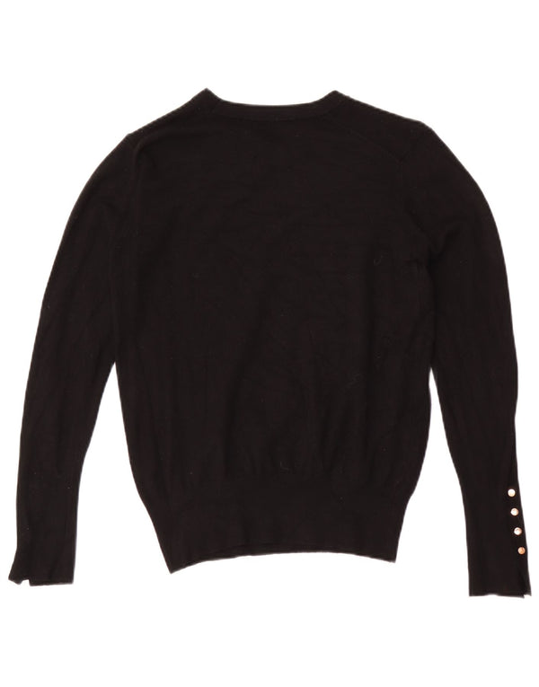 Zara Pull col bateau pour femme UK 12 Noir moyen