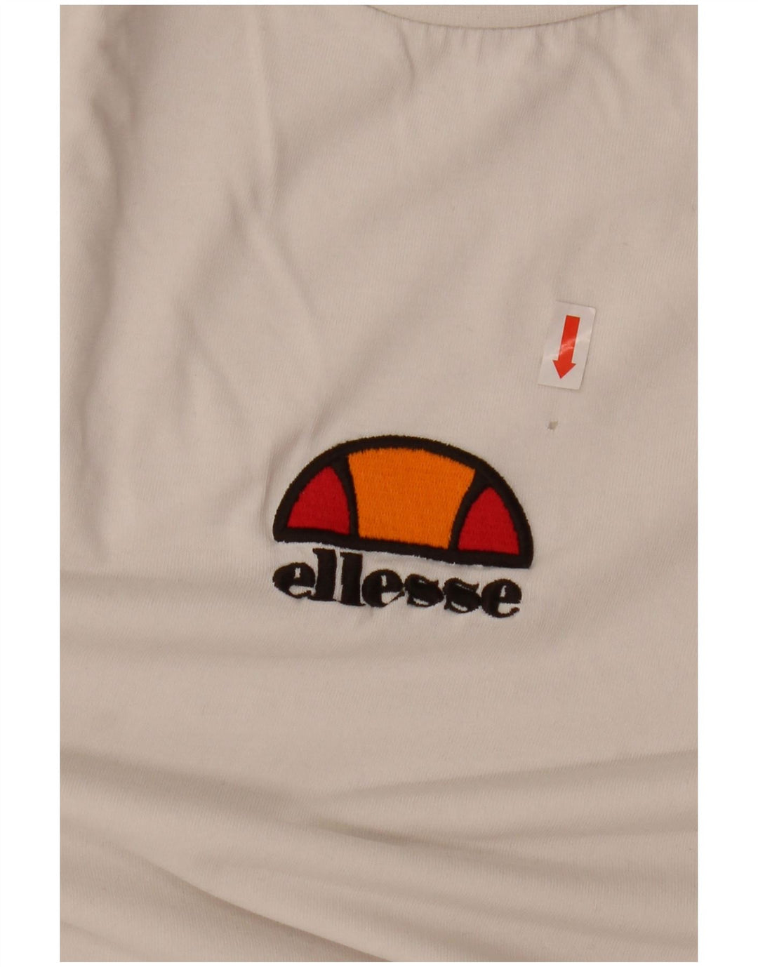 ELLESSE T-Shirt Graphique Top XS Blanc Coton Homme