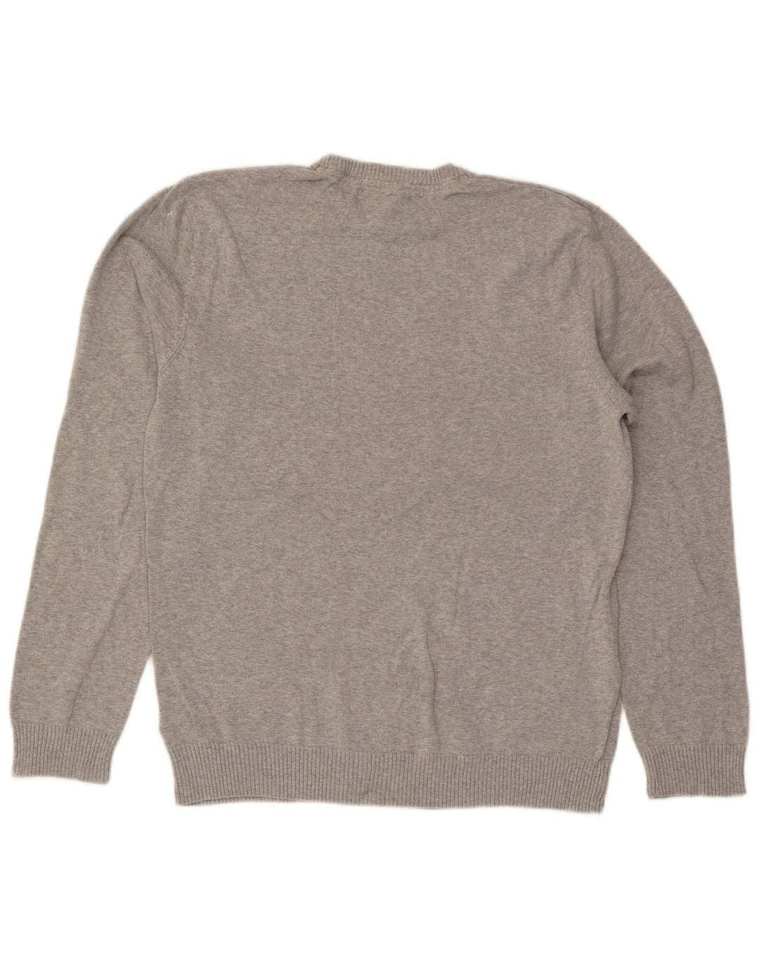 Penguin Pull à col rond pour homme en coton gris Taille L