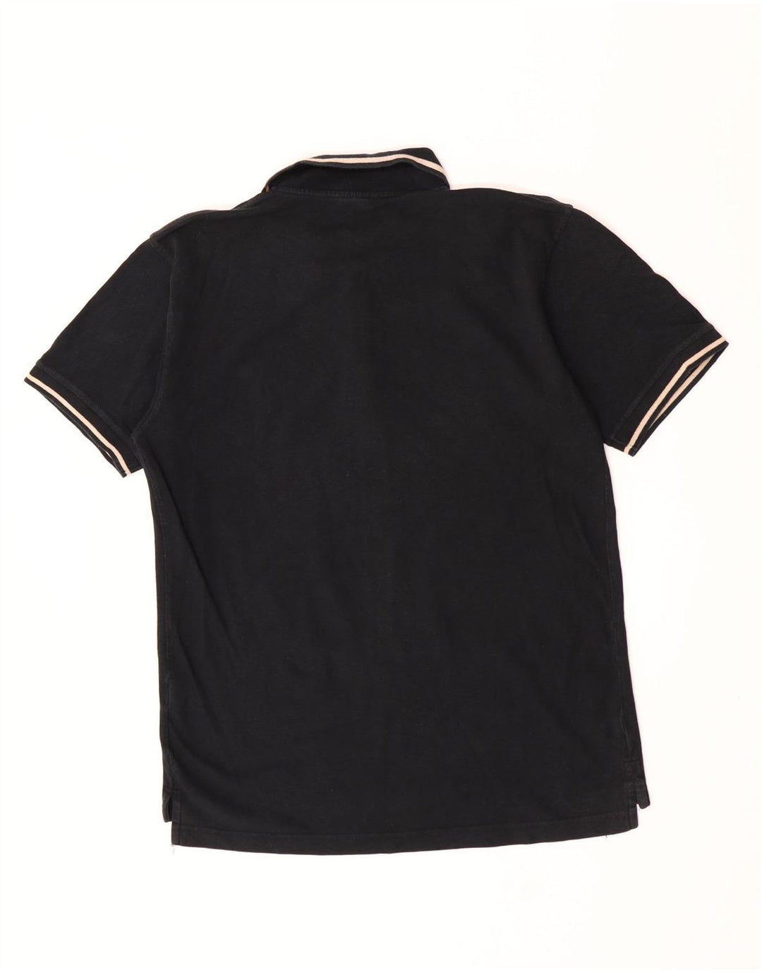 Fila Polo Homme Large Noir Rayé Coton