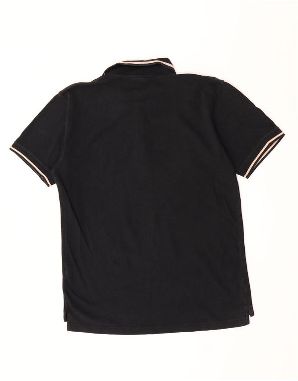 Fila Polo Homme Large Noir Rayé Coton