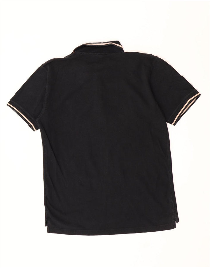 Fila Polo Homme Large Noir Rayé Coton