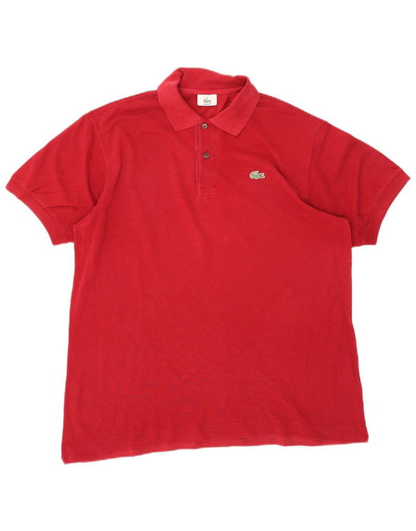 Lacoste Polo Homme Taille 6 XL Coton Rouge
