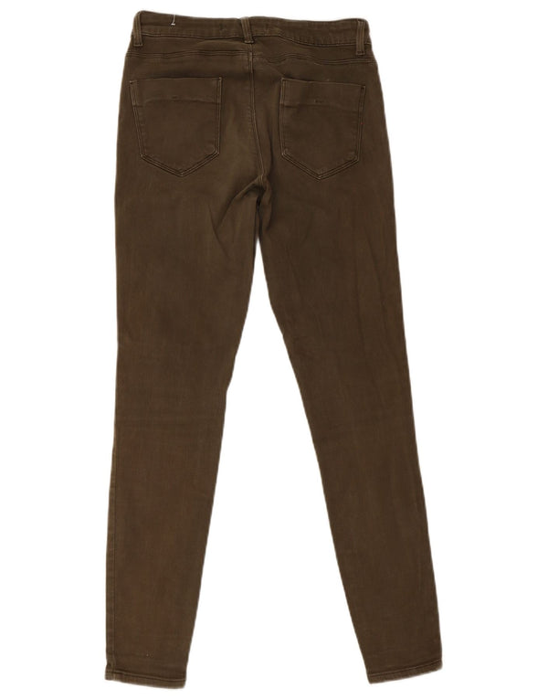 Zara Jean skinny femme EU 38 Small W28 L30 Kaki