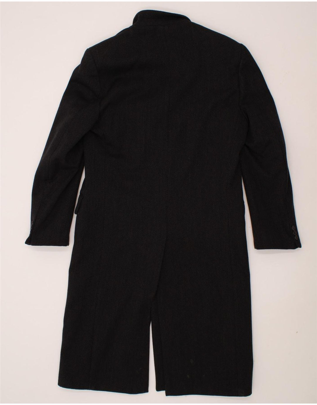 VINTAGE Manteau Homme UK 38 Moyen Noir
