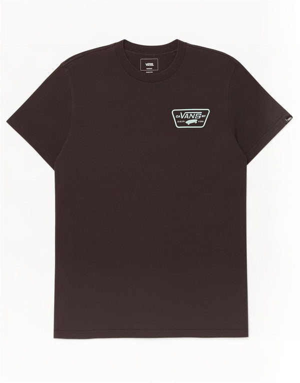 Vans Hommes Slim Fit Graphic T-Shirt Top Petit Noir Coton