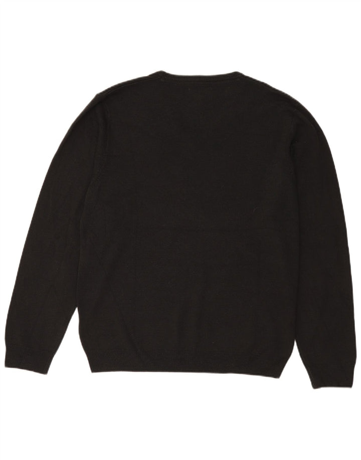 Marks & Spencer Pull col V pour homme en acrylique noir Taille L