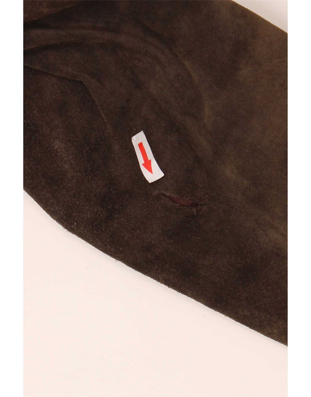 ELENA MIRO Veste en daim surdimensionnée pour femme UK 14 Grand cuir marron