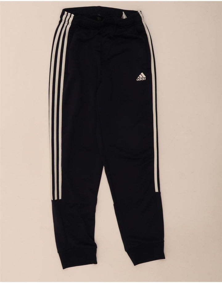 Adidas Pantalon de survêtement pour homme Pantalon de jogging Petit Bleu marine Polyester