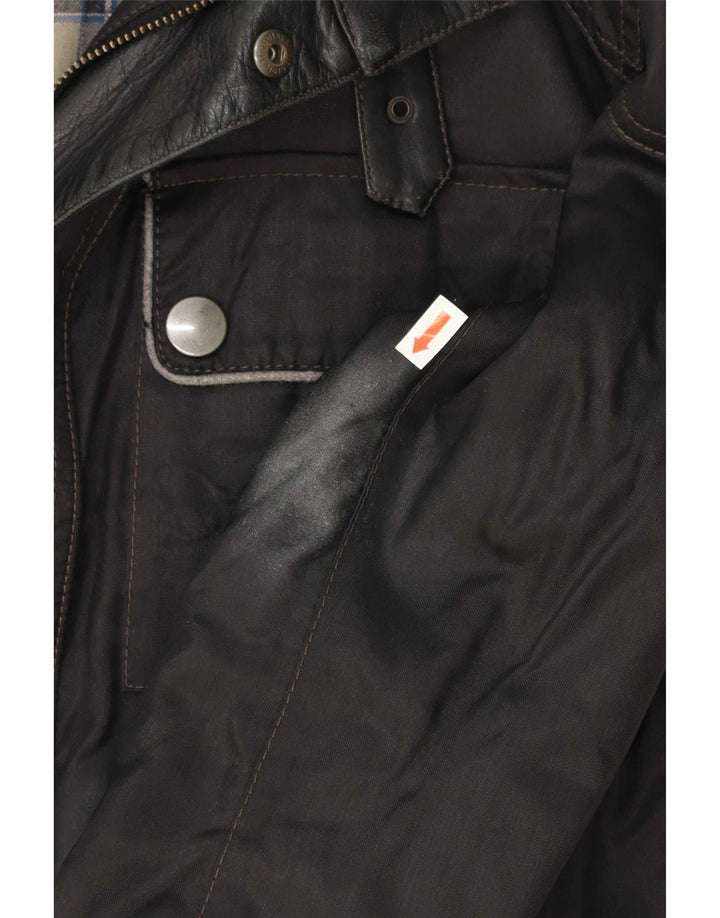 Belstaff Veste Graphic Racer pour homme UK 38 Medium Noir Nylon