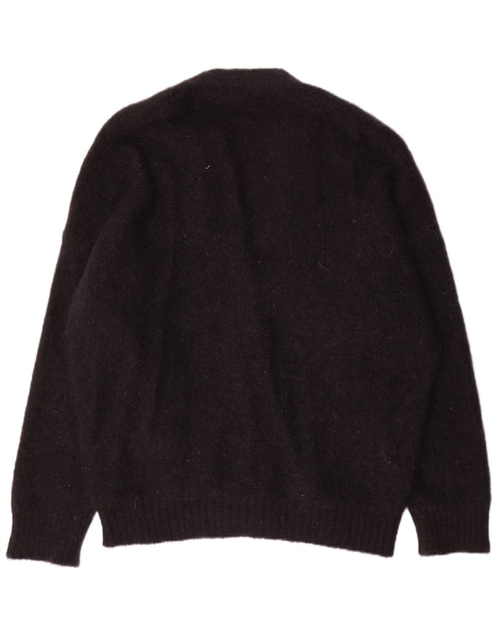 Alessandra Rich Cardigan surdimensionné pour femme IT 40 Petit Mohair Noir