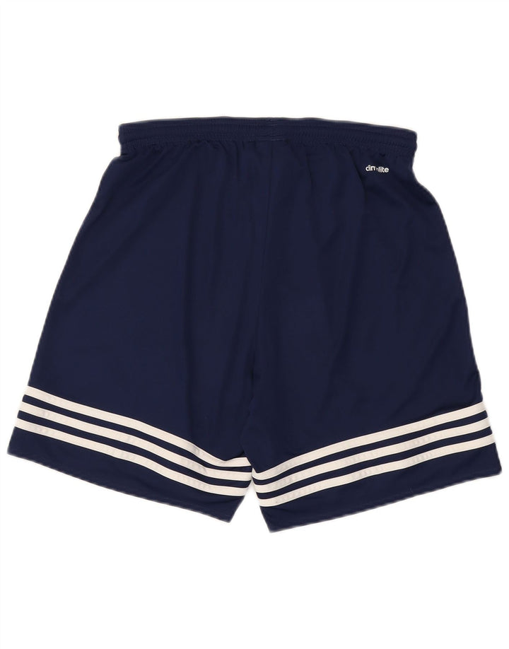 Adidas Hommes Climalite Sport Shorts Petit Bleu Marine Polyester