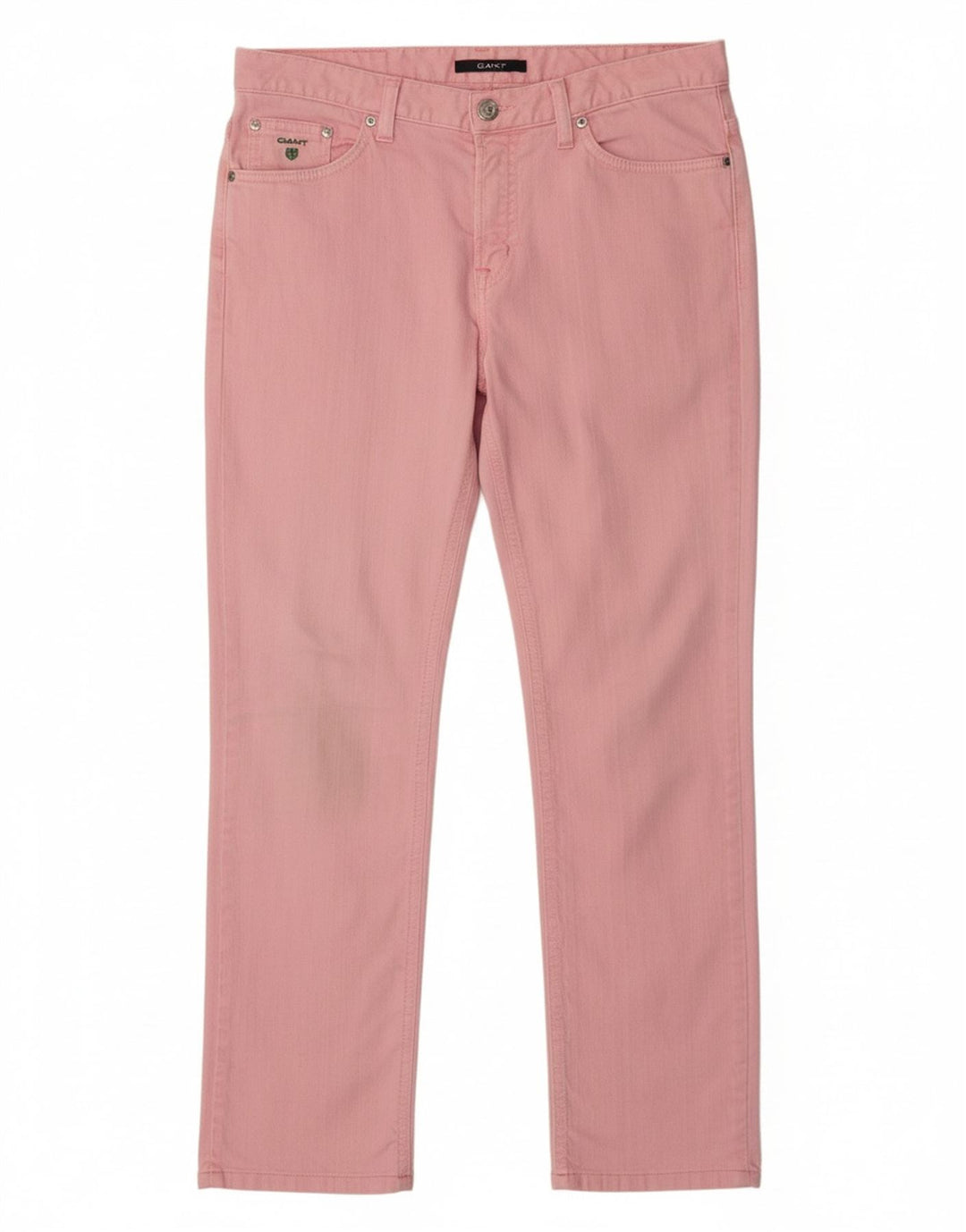 GANT Pantalon décontracté droit Dawn coupe droite pour femme W29 L32 Coton rose