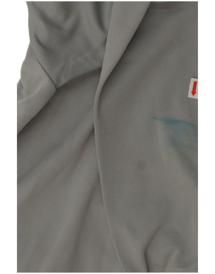 Adidas Haut de Survêtement Aeroready Zip Neck Pull Homme Gris Moyen Polyester