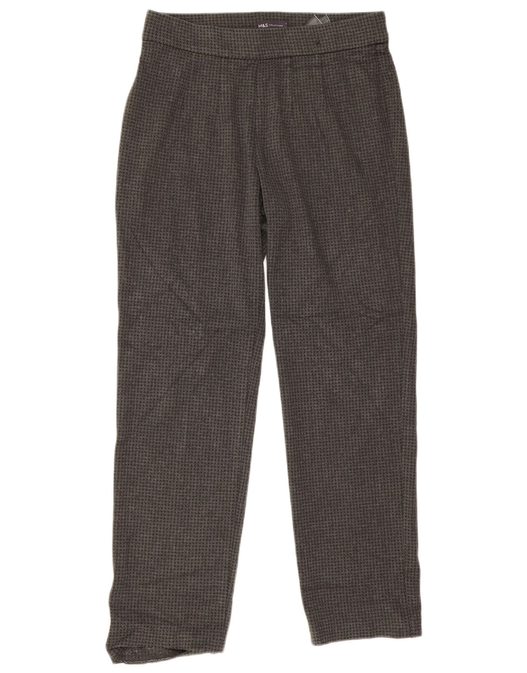 Marks & Spencer Pantalon décontracté pour femme UK 12 Medium W30 L28 Gris