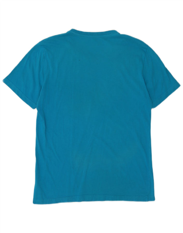 Puma T-Shirt Graphique Homme Bleu Moyen Coton