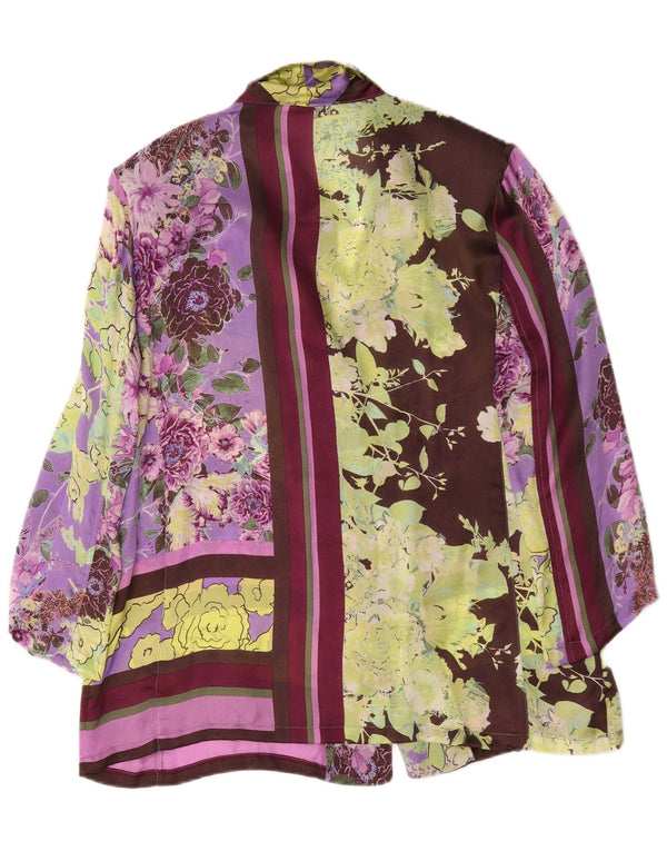 Piero Moretti Chemisier à manches 3/4 pour femme IT 54 3XL multicolore floral