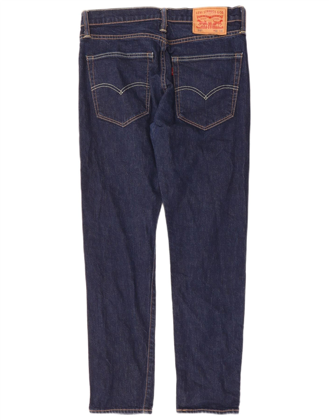 LEVI'S Jean 512 Slim Fuselé W30 L27 Homme Bleu Marine Coton