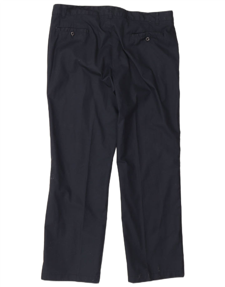 Pantalon Chino Droit pour Homme Mash W38 L30 Bleu Marine