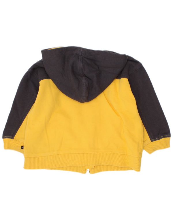 Adidas Pull à capuche zippé graphique pour bébé garçon 9-12 mois Jaune Colorblock
