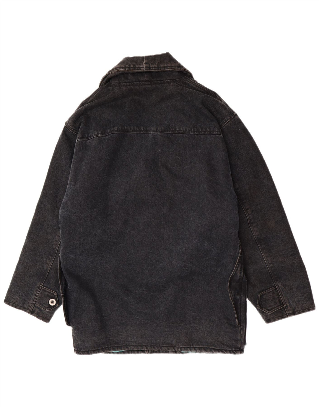 Blue Side Veste en jean pour homme UK 40 Large Noir