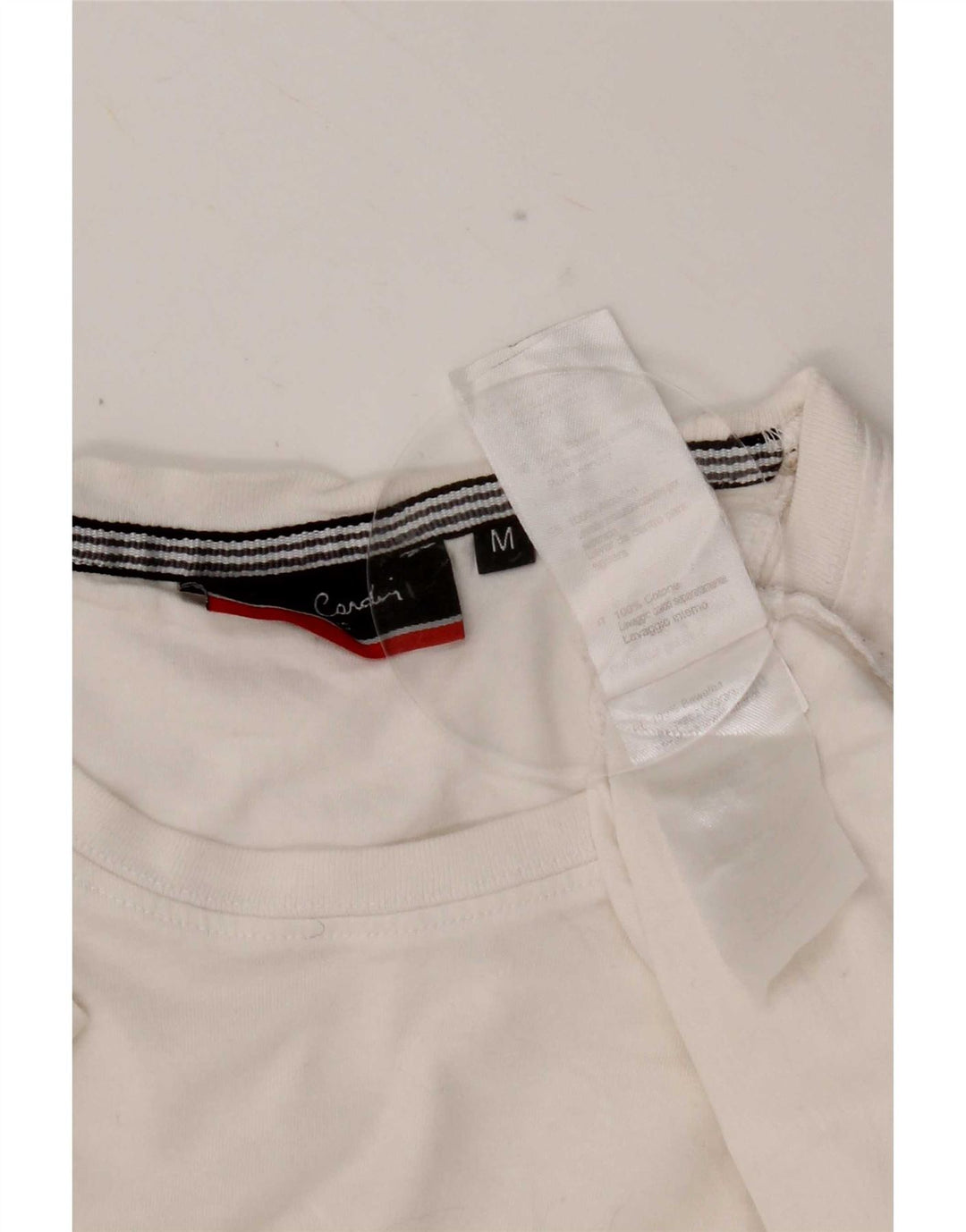 Pierre Cardin T-Shirt Homme Blanc Moyen Coton