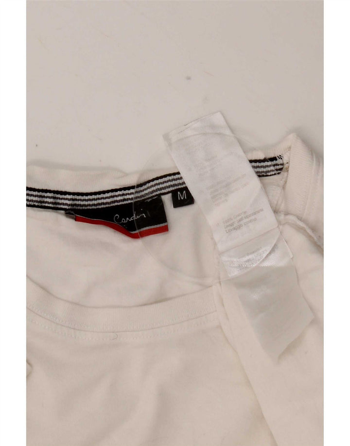 Pierre Cardin T-Shirt Homme Blanc Moyen Coton