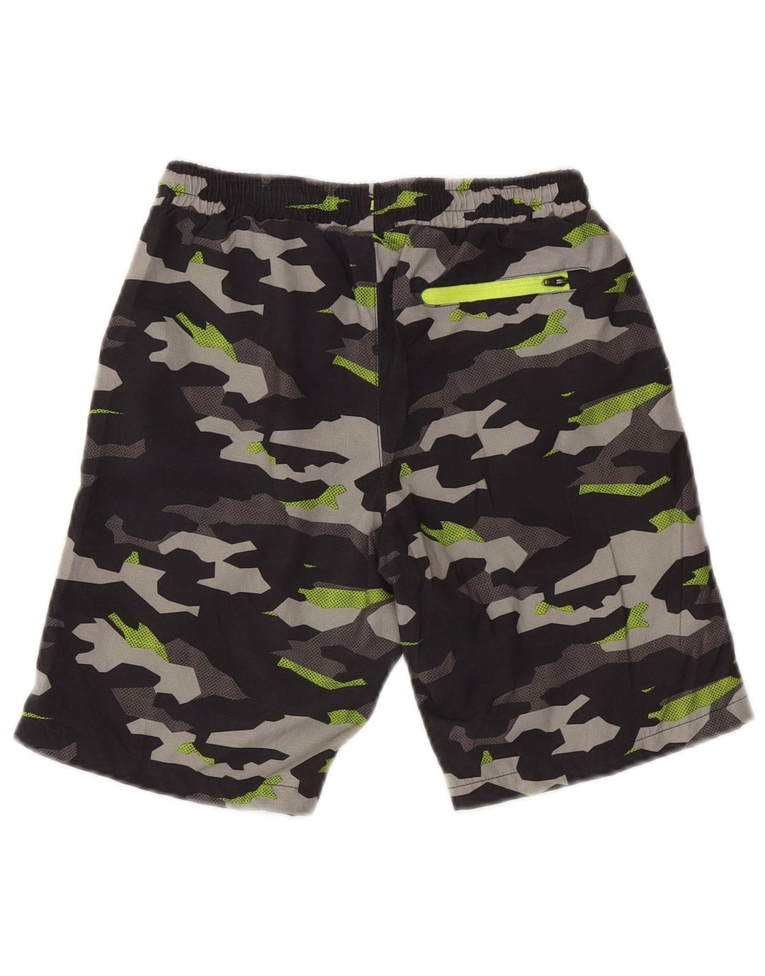 Eddie Bauer Short de Bain Garçon 10-11 Ans Camouflage Noir Moyen