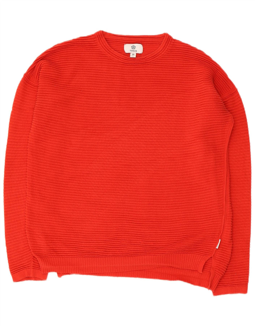 Tog 24 Pull ras du cou pour femme UK 10 Petit Rouge