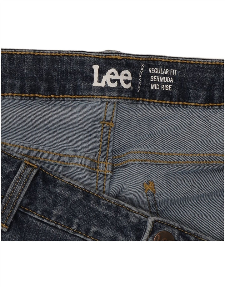 LEE Bermuda taille moyenne pour femme, coupe régulière, W40 2XL, bleu