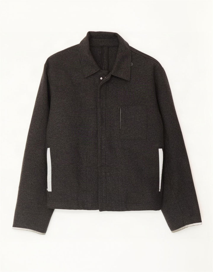 Piero Gazzarrini Veste Bomber Homme UK 40 Large Gris Colorblock