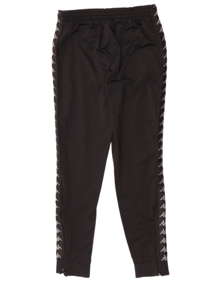 Kappa Pantalon de Survêtement Graphique Homme Noir Moyen Polyester