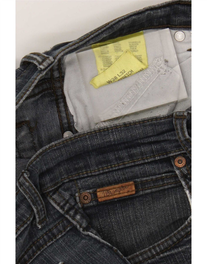 Wrangler Jean droit homme W38 L32 bleu marine coton