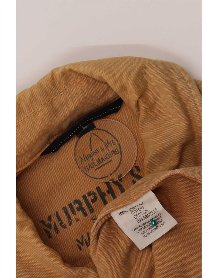 Murphy & Nye Veste utilitaire pour homme UK 40 Large Marron Coton
