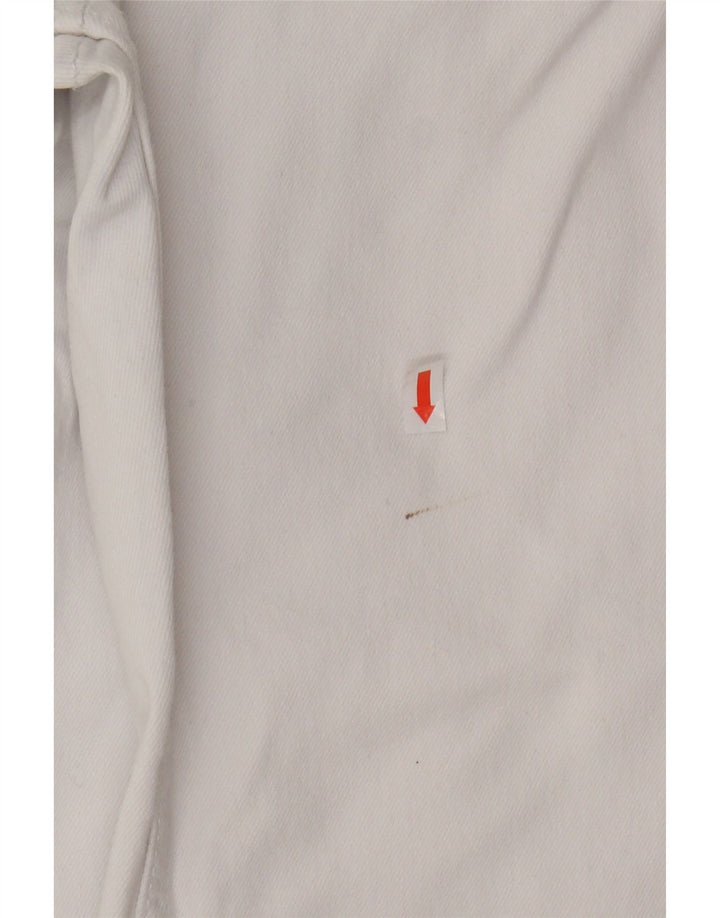 ZARA Womens Cropped Jeans EU 38 Small W28 L25 White Vintage Zara and Second-Hand Zara from Messina Hembry 