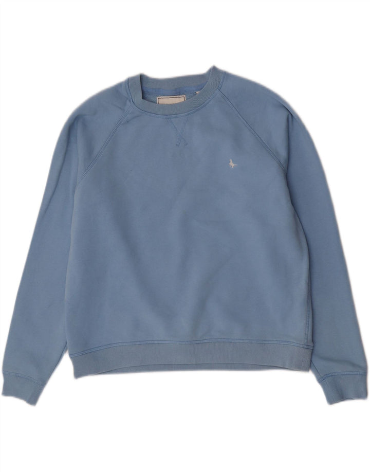 Jack Wills Sweat-shirt pour femme UK 14 Grand Bleu Coton