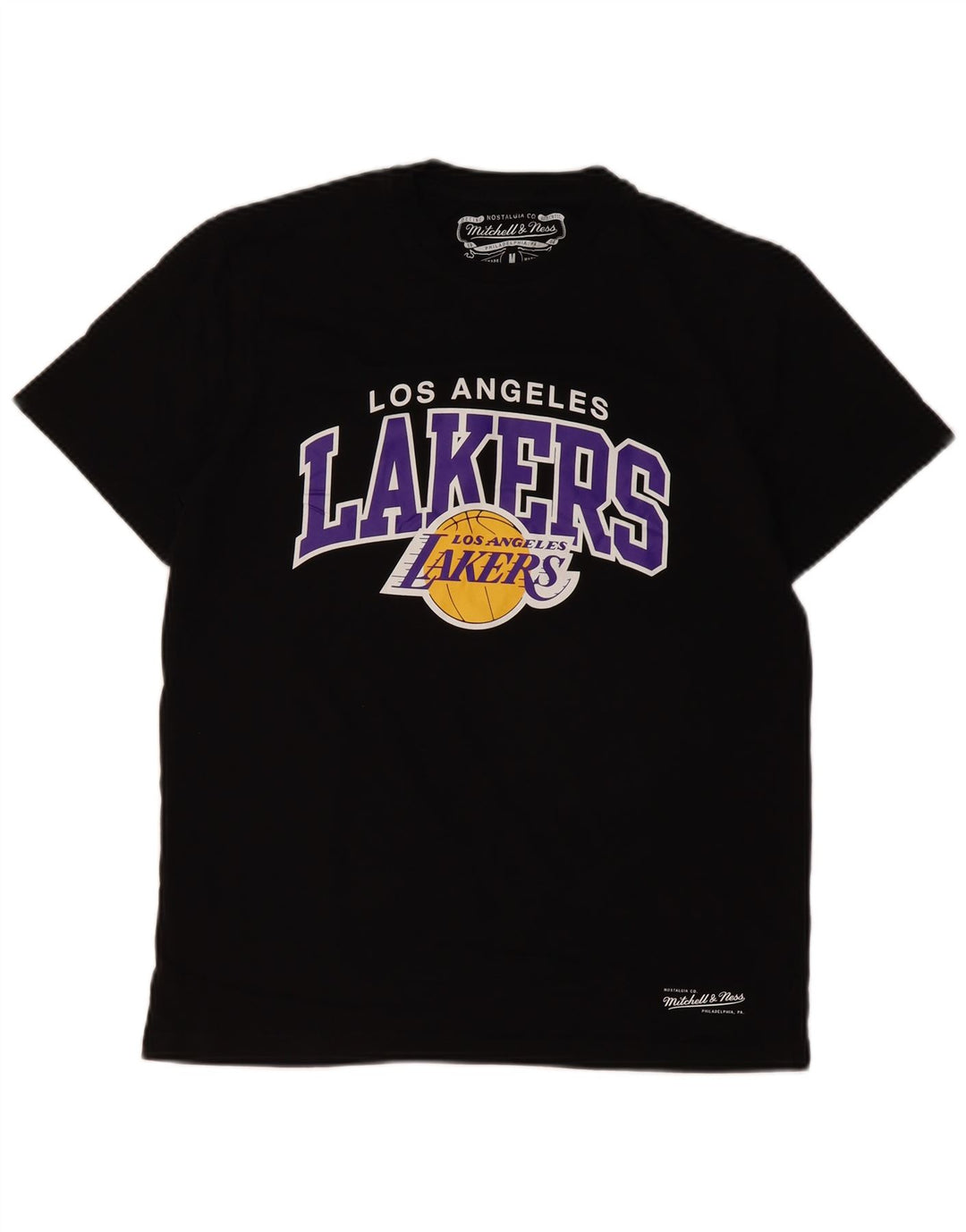 MITCHELL & NESS Tee-Shirt Los Angeles Lakers Graphic Homme Noir Moyen