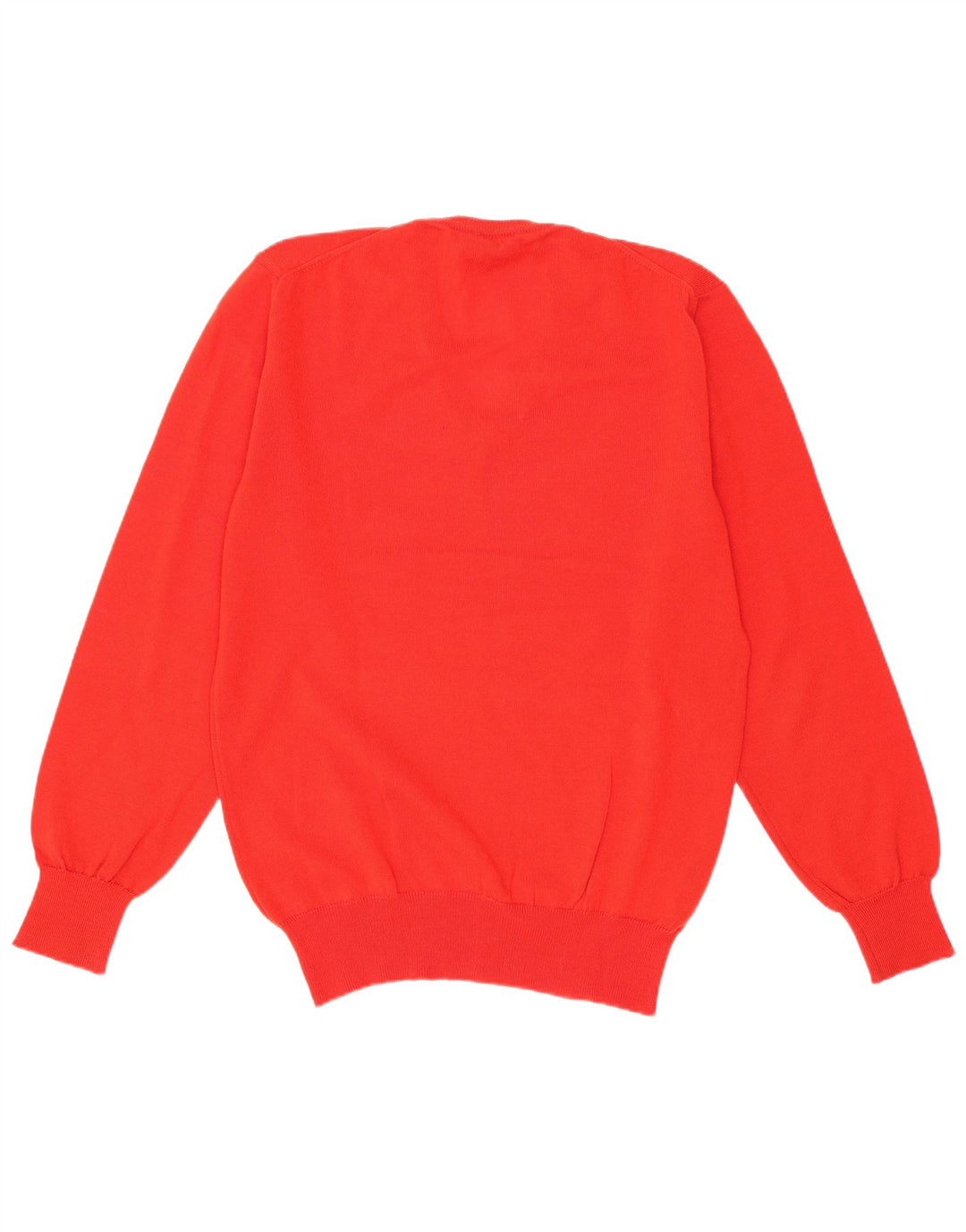 Ted Lapidus Pull col V pour homme IT 46 Petite laine mérinos rouge