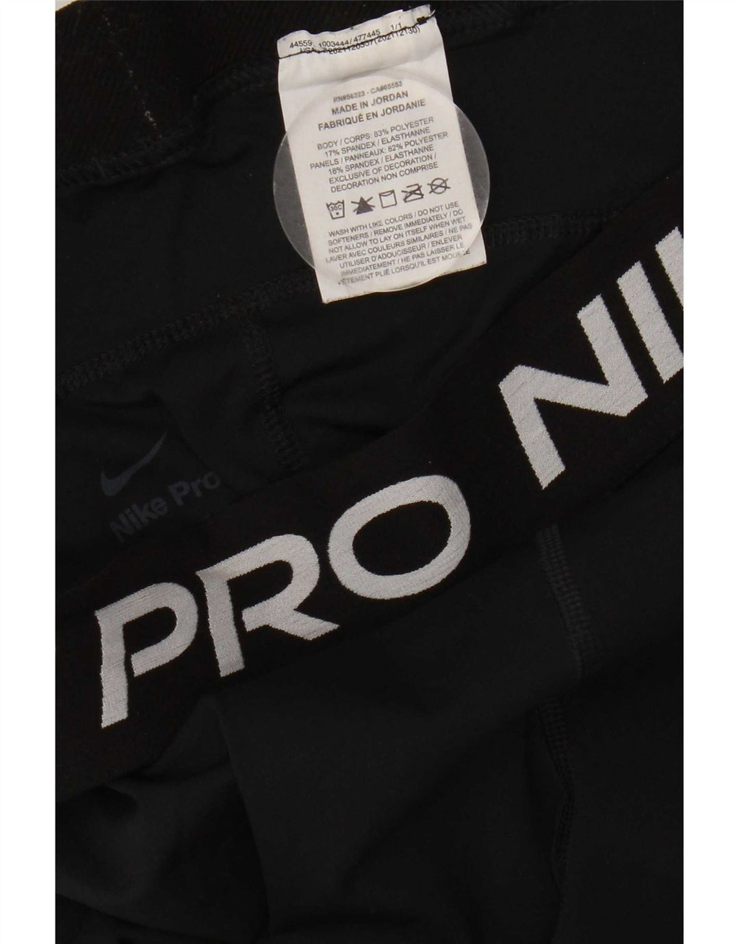 Nike Legging graphique pour femme UK 18 XL Noir Polyester
