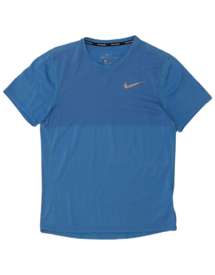 Nike T-Shirt Homme Petit Bleu Polyester